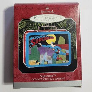 NIB - Vintage Hallmark Superman Tin Lunchbox Commemorative Edition - 1998